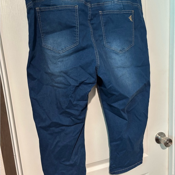 VIP High Rise Distressed Blue Jeans - Picture 2 of 3